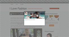 Desktop Screenshot of ilovefashion.it