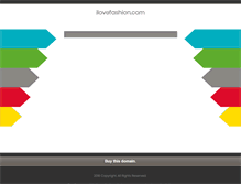 Tablet Screenshot of ilovefashion.com